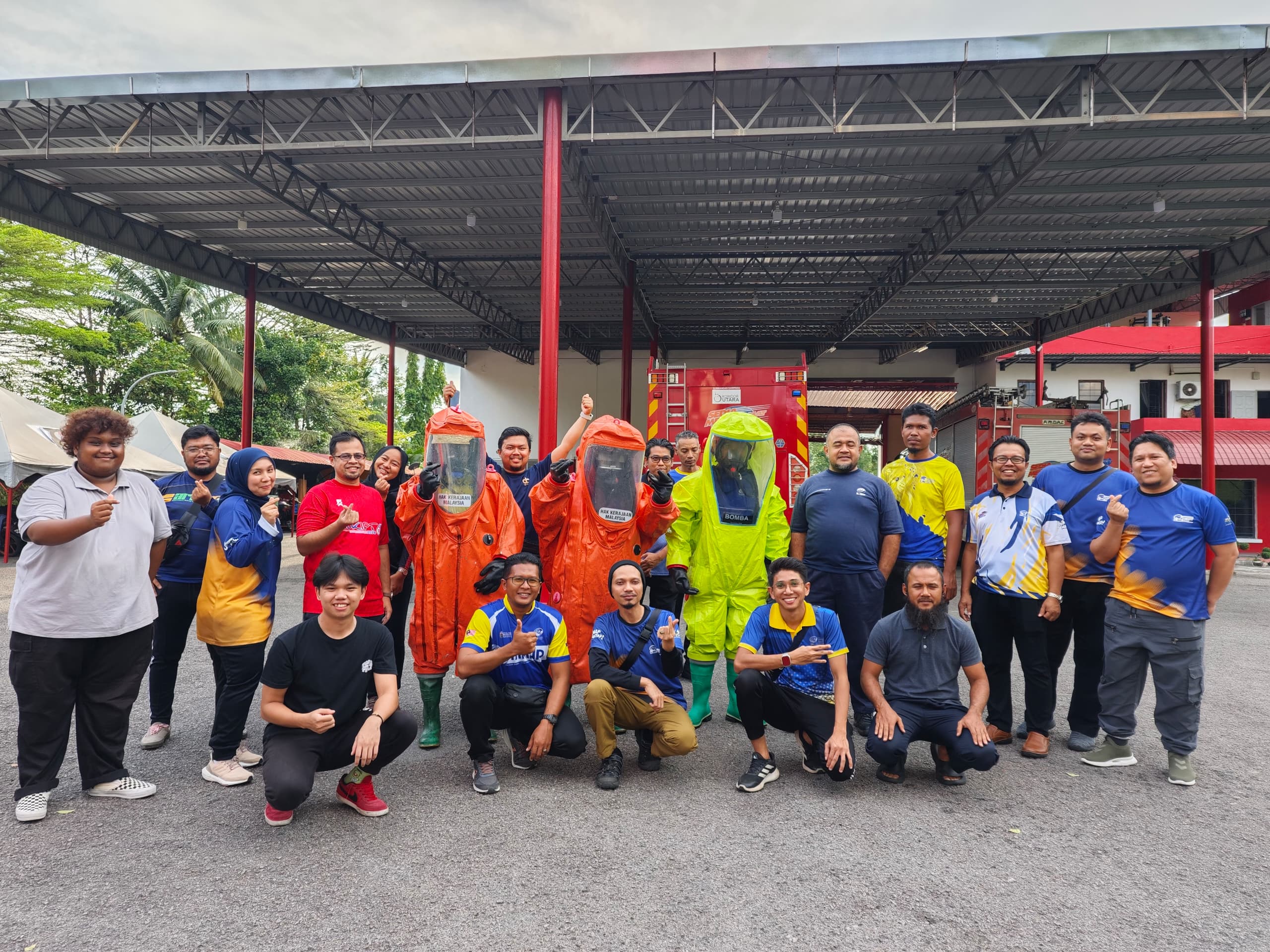 UniMAP COSHE Perkukuh Kerjasama dengan Pasukan Hazmat Bomba Kulim Hi-Tech