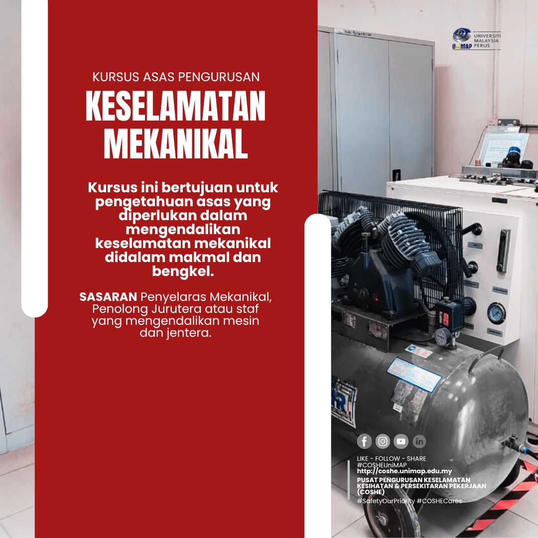 KURSUS ASAS PENGURUSAN KESELAMATAN MEKANIKAL