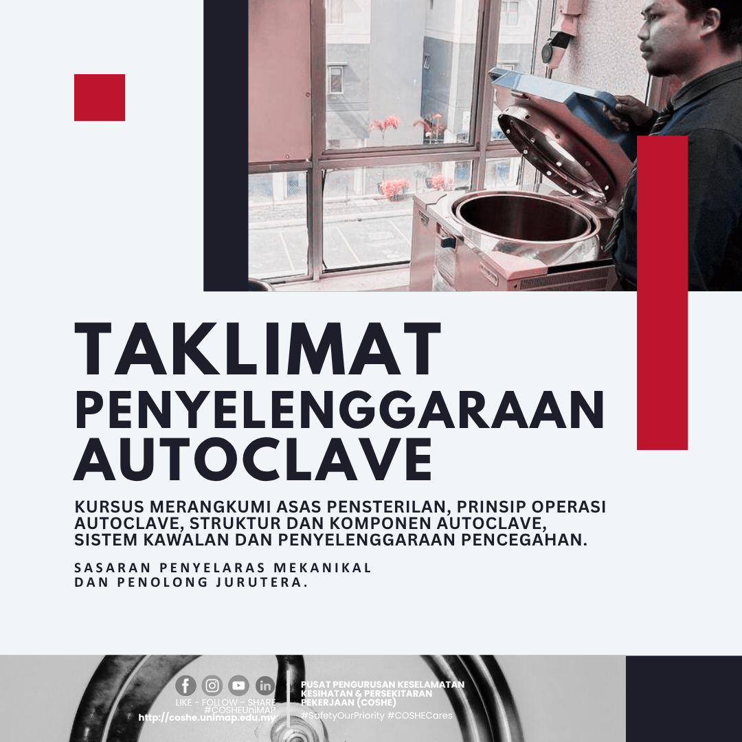 TAKLIMAT PENYELENGGARAAN AUTOCLAVE