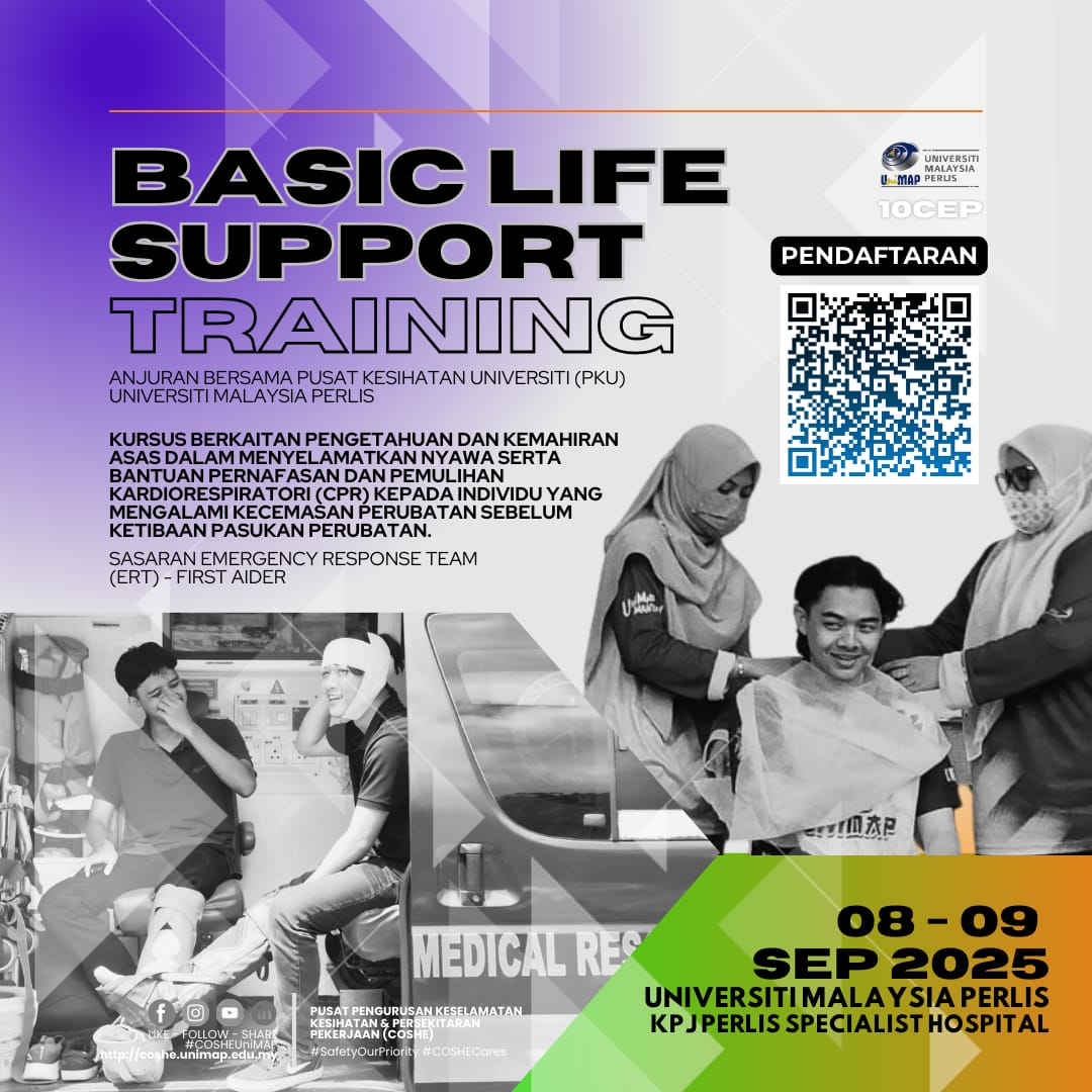 KURSUS PERTOLONGAN CEMAS [BASIC LIFE SUPPORT TRAINING]