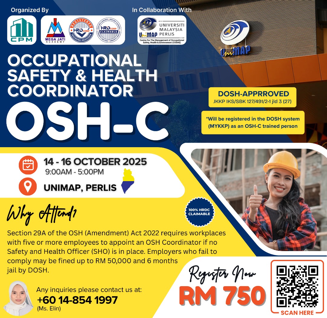 OCCUPATIONAL SAFETY & HEALTH COORDINATOR (OSH-C)